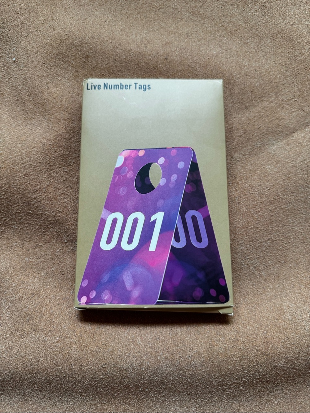 NEW live number tags 1-200
